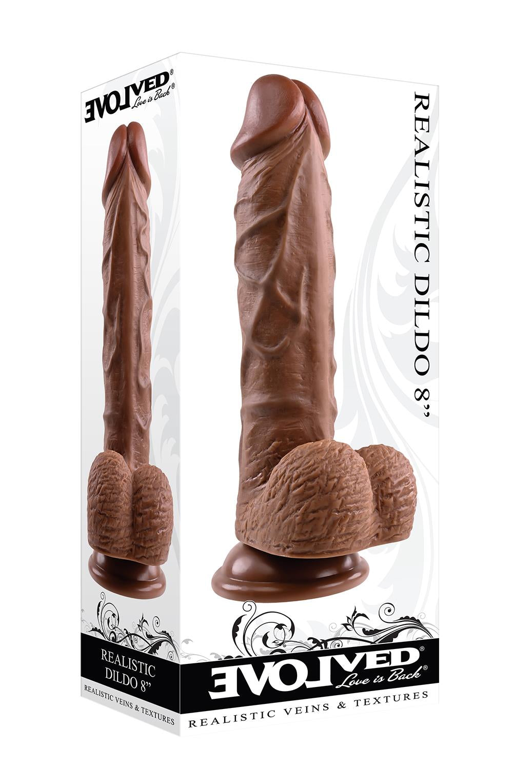 Evolved Realistic Dildo Dark 20.3 Cm