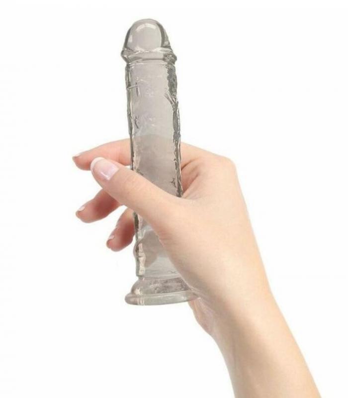 Crystal Addiction - Transparent Dildo - 18 Cm - UABDSM