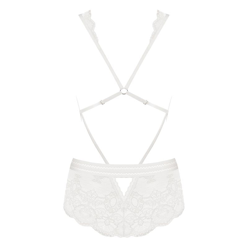 853-TED-2 Lace Teddy White - UABDSM