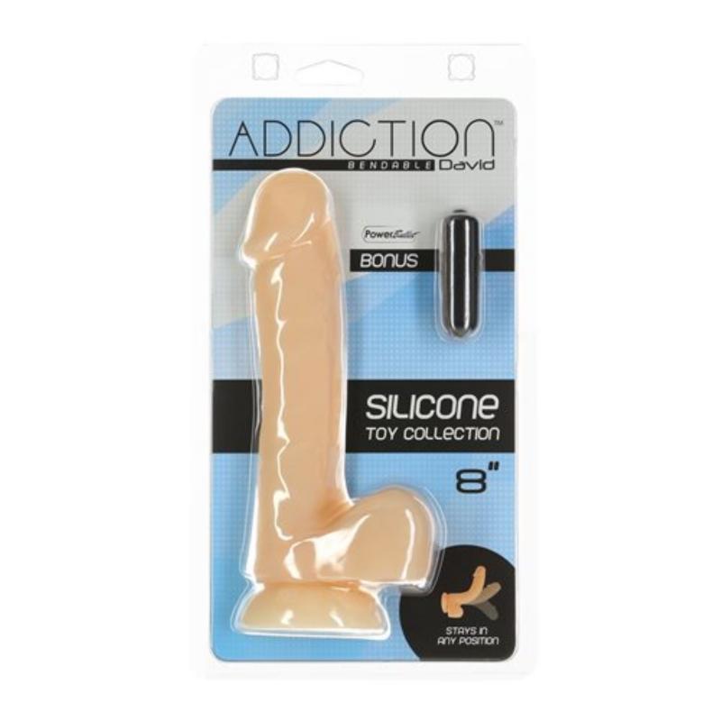 Addiction - David Flexible Dildo - 19 Cm - UABDSM