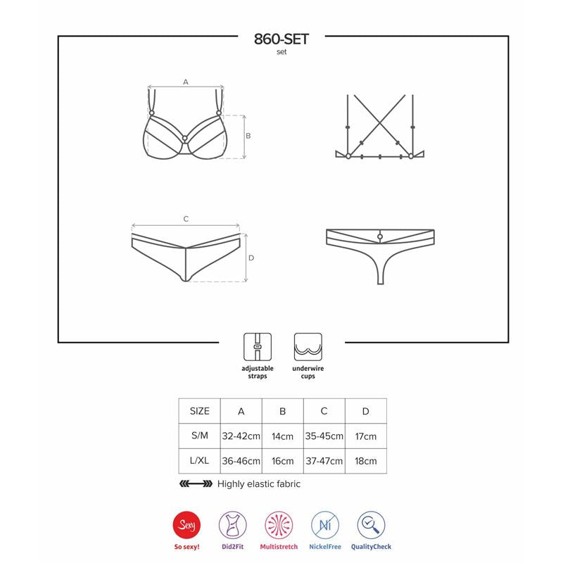 860-SET-2 2 Pieces Set White - UABDSM