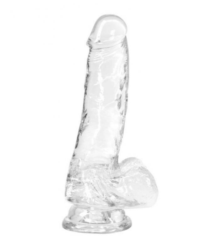 Crystal Addiction - Transparent Dildo - 18 Cm - UABDSM