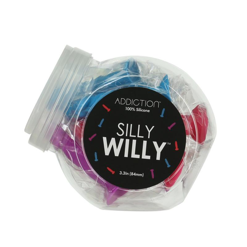 Addiction - Silly Willy Mini Dildo 12 Pieces - 8 Cm - UABDSM