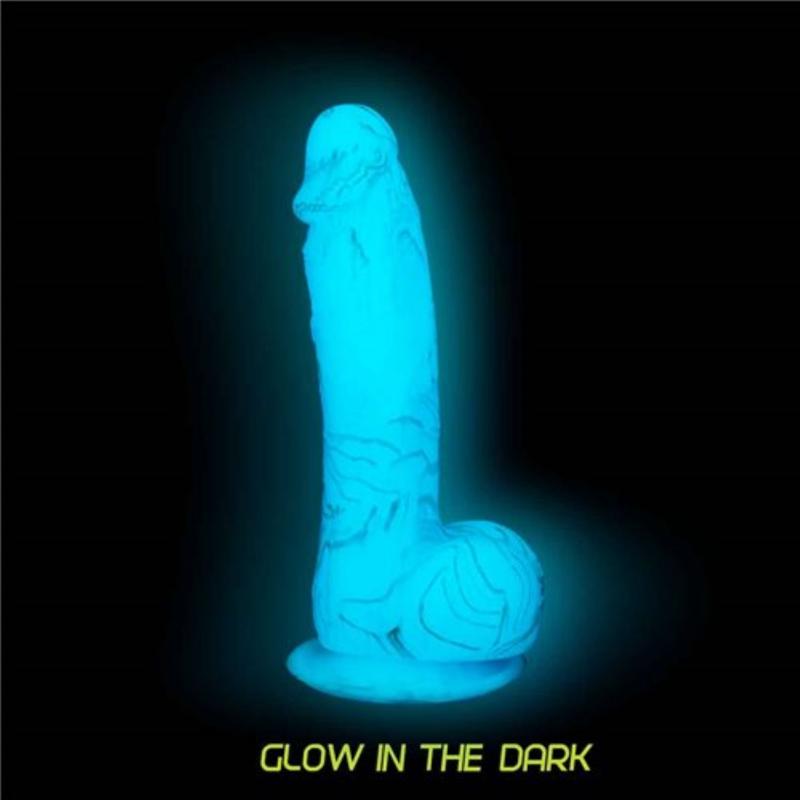 Addiction - Luke Glow In The Dark Dildo - 18 Cm - UABDSM
