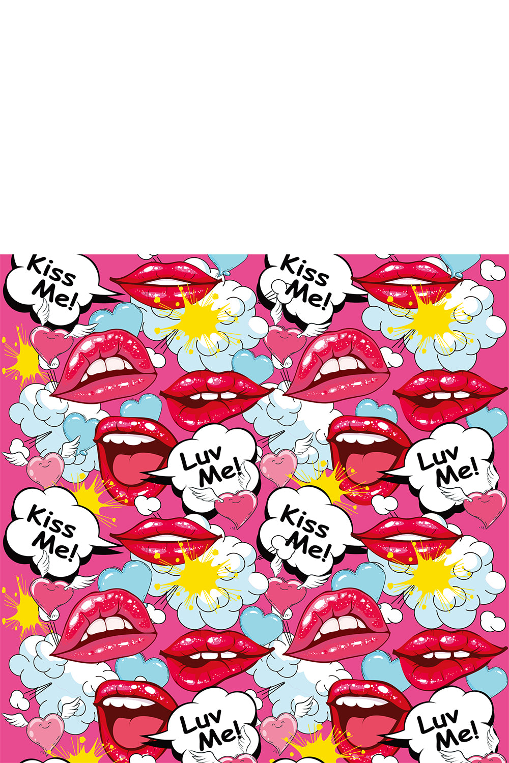 Prints Charming Pop Tease 7 Classic Vibe Kiss Me Pink