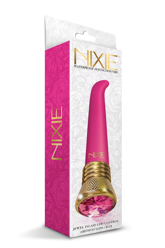 Nixie Jewel Satin G Spot Vibe Pink Tourmaline