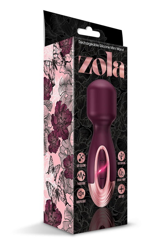 Zola Rechargeable Silicone Mini Wand