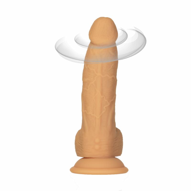 Naked Addiction Rotating And Vibrating Dildo - 20 Cm - UABDSM