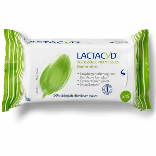 Lactacyd Fresh Intimate Wipes - 15 Pcs - UABDSM