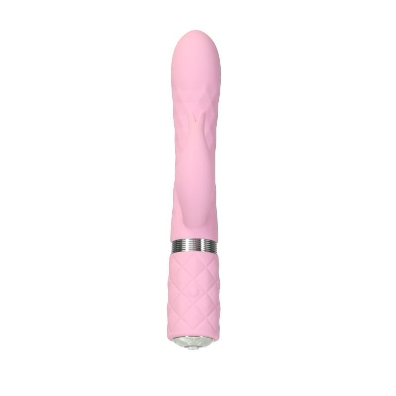 Pillow Talk - Lively Rotating Tarzan Vibrator - Rose - UABDSM