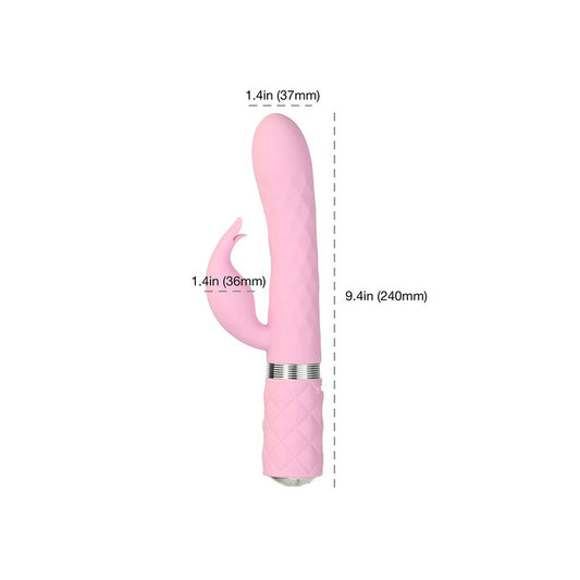 Pillow Talk Lively Rabbit Vibrator Pink - UABDSM