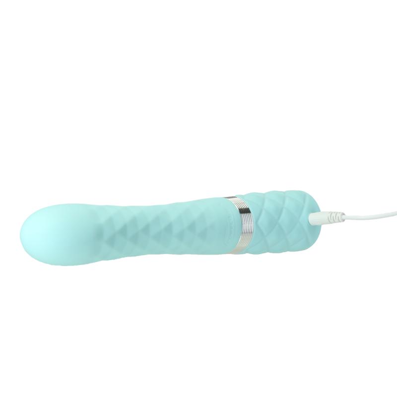 Pillow Talk - Lively Rotating Tarzan Vibrator - Teal - UABDSM