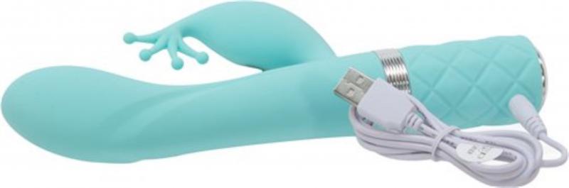 Pillow Talk - Kinky Rabbit & G-Spot Vibrator - Turqoise - UABDSM