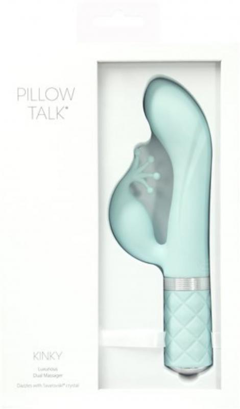 Pillow Talk - Kinky Rabbit & G-Spot Vibrator - Turqoise - UABDSM