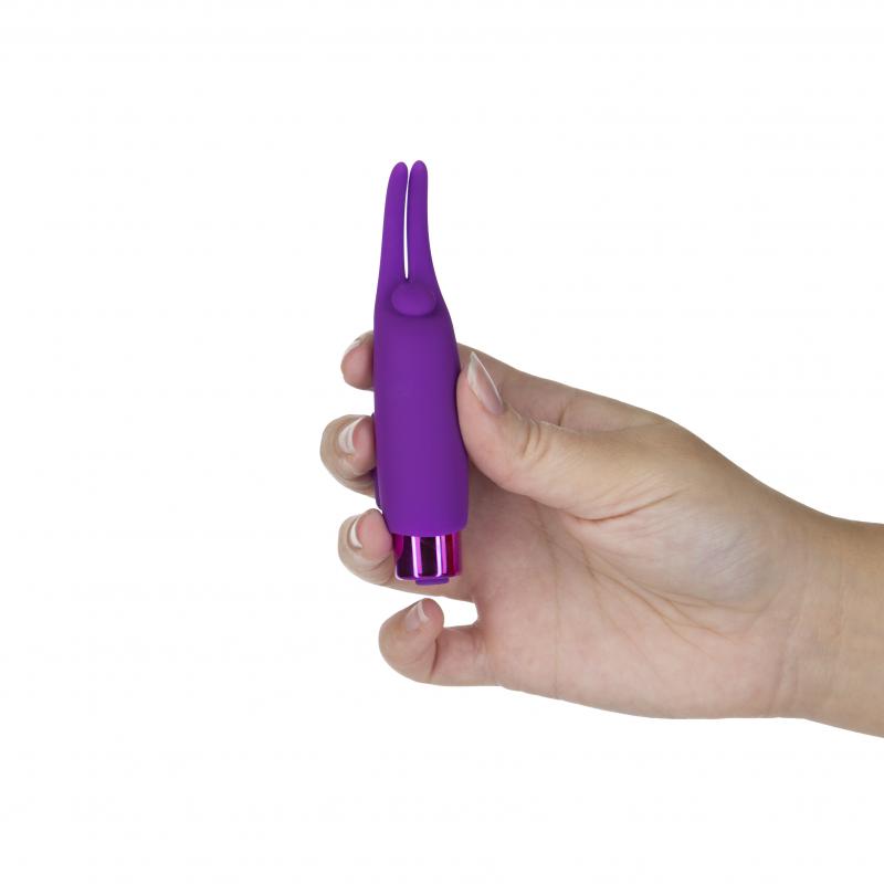 Teasing Tongue Finger Vibrator - Purple - UABDSM