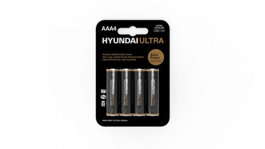 Hyundai Ultra AAA Batteries - 4 Pcs - UABDSM