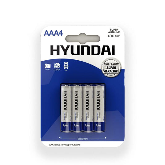 Hyundai Ultra AAA Batteries - 4 Pcs - UABDSM