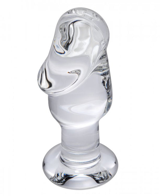 Asvini Glass Butt Plug - Transparent - UABDSM
