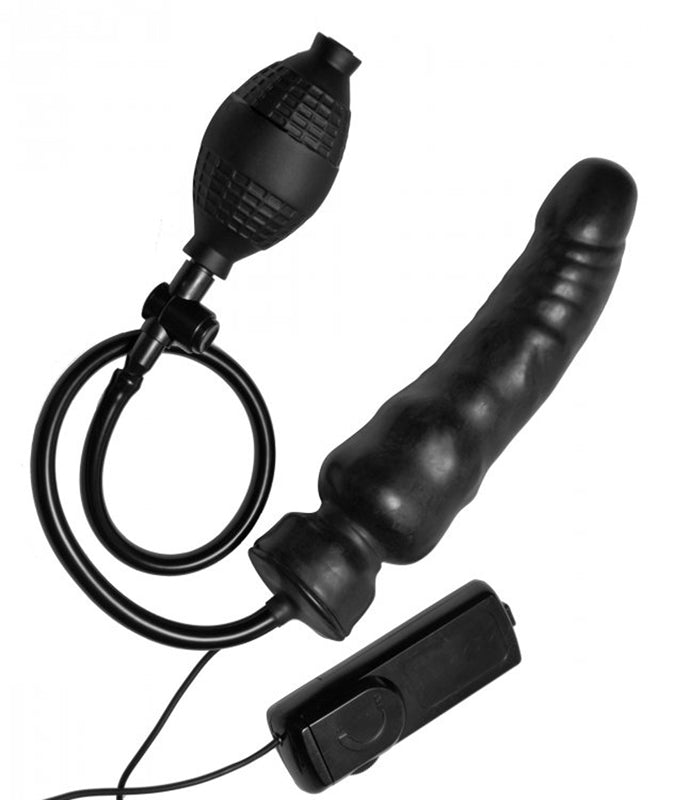 Ravage Vibrating Inflatable Dildo - UABDSM