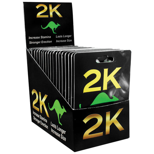 Kangaroo for Him 2K (2 Pill Pack) Display of 36 - UABDSM