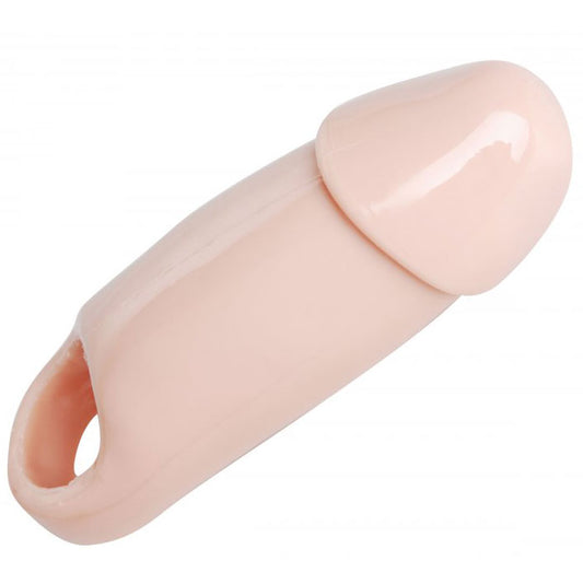 Size Matters Really Ample Wide Penis Enhancer Sheath Flesh - UABDSM