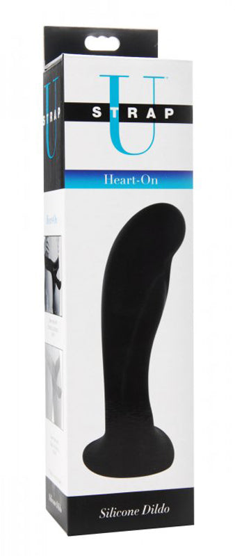 Heart On Silicone Harness Dildo - UABDSM