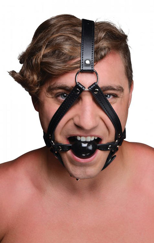 Head Harness With Ball Gag - UABDSM