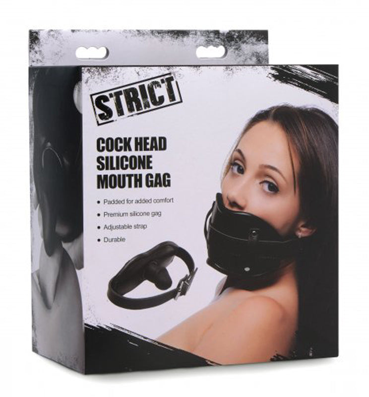 Cock Head Silicone Mouth Gag - UABDSM