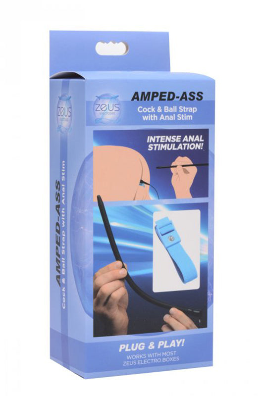 Amped Ass Cock & Ball Strap With Anal E-Stim - UABDSM