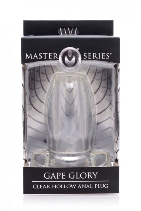 Gape Glory - Clear Hollow Anal Plug - UABDSM