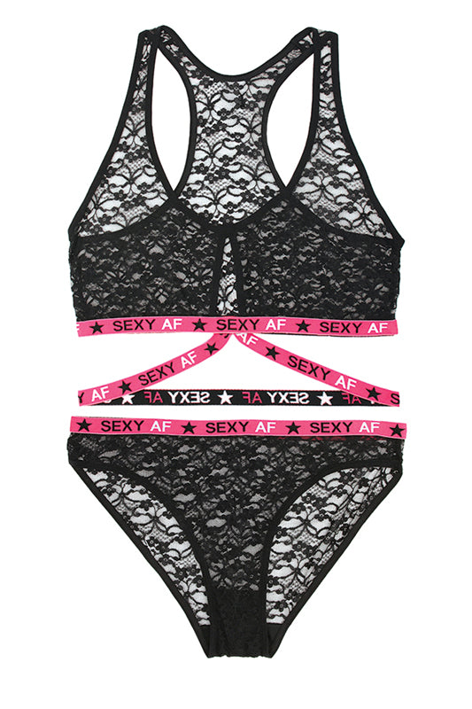 Sexy AF Bralette & Panty - UABDSM