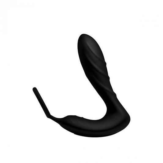 Silicone Prostate Vibrator And Strap With Remote Control - UABDSM