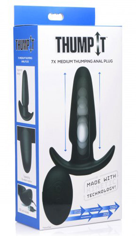Thump-It Silicone Butt Plug - Medium - UABDSM