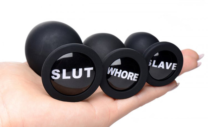 Dirty Words Anal Plug Set - UABDSM