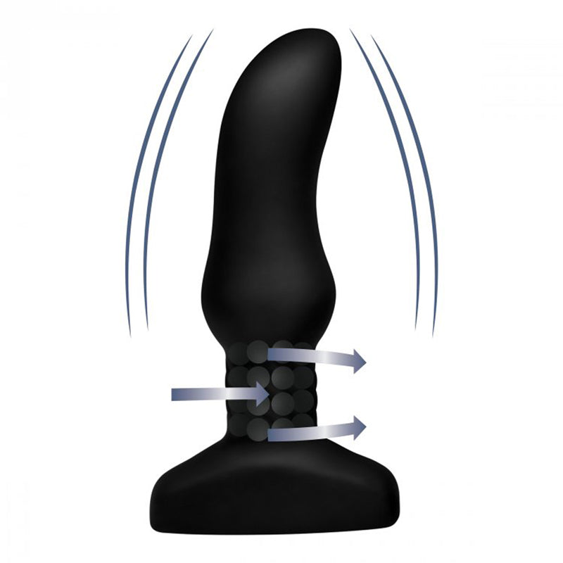Slim M Vibrating Rimming Butt Plug - UABDSM