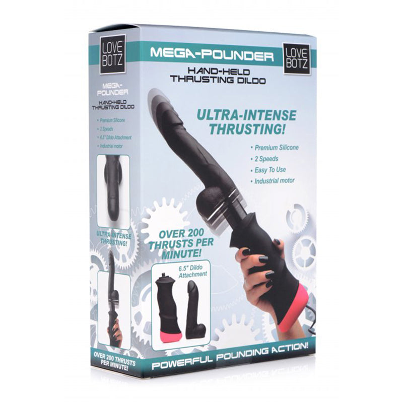 Mega-Pounder Hand-Held Thrusting Dildo - UABDSM