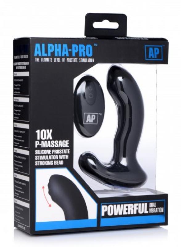 P-Massage Prostate Vibrator With Moving Bead - UABDSM