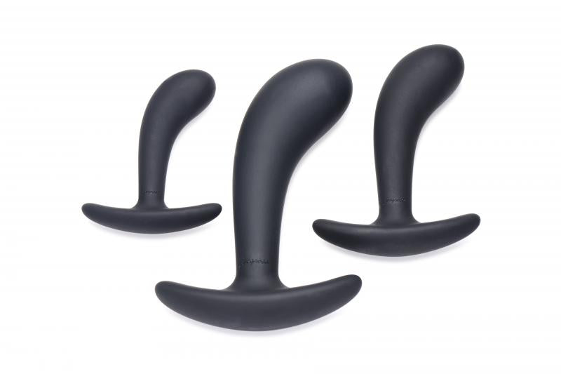 Dark Delights 3 Piece Curved Anal Trainer Set - UABDSM