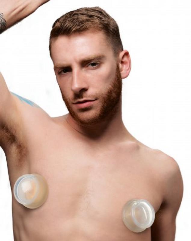 Clear Plungers Nipple Suckers - Large - UABDSM