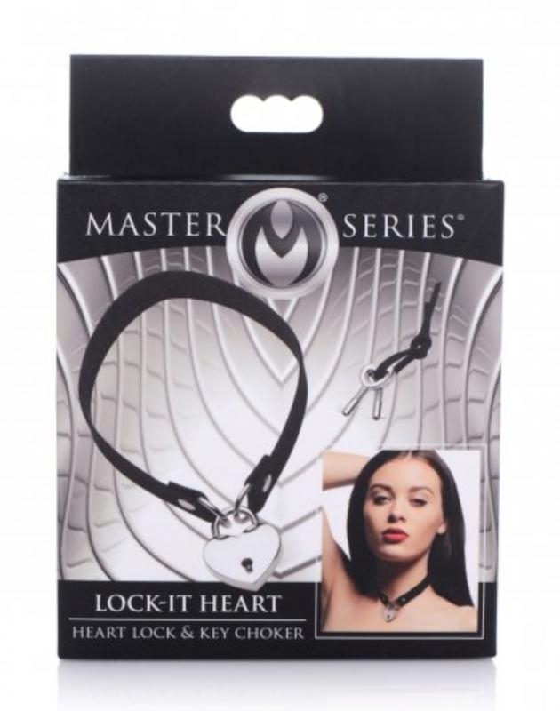 Lock-It Heart Choker With Lockable Heart - UABDSM