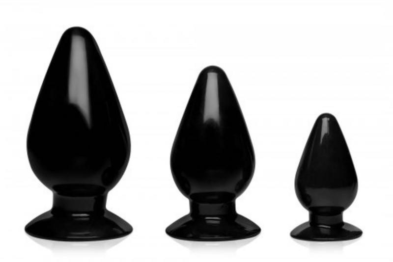 Triple Cones Anal Plug Set Of 3 - UABDSM