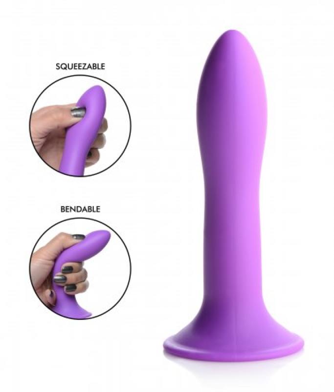 Flexible Silicone Dildo - Purple - UABDSM