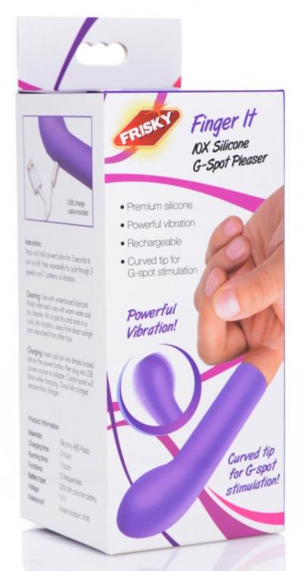 Finger It Vibrating G-Spot Pleaser - Purple - UABDSM