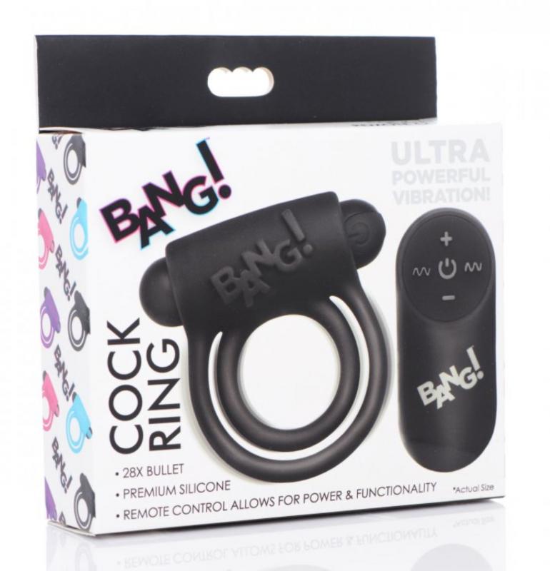 Bang! Vibrating Cock Ring With Remote Control - UABDSM