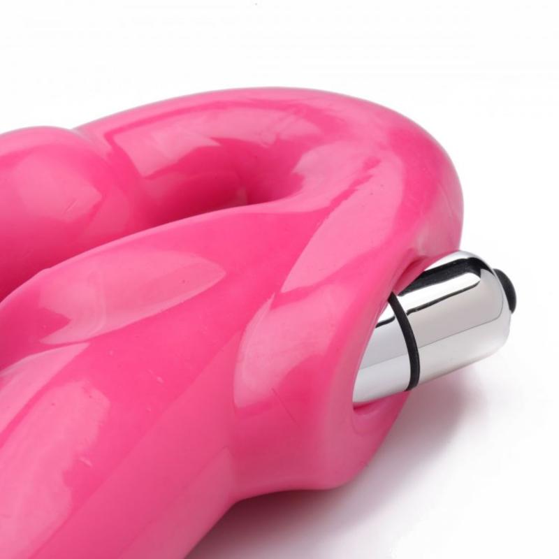 Revolver Vibrating Strapless Strap-On XXL - Pink - UABDSM