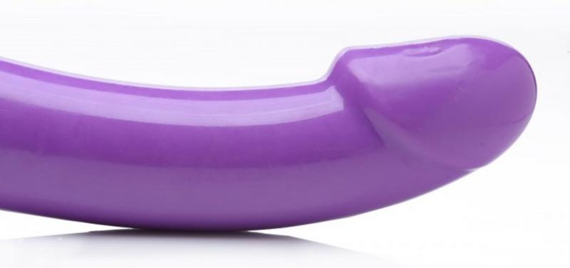 Revolver Vibrating Strapless Strap-On XXL - Purple - UABDSM