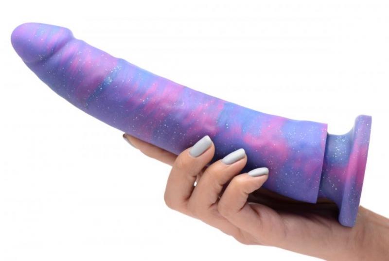 Magic Stick Silicone Dildo With Glitter - 24 Cm - UABDSM