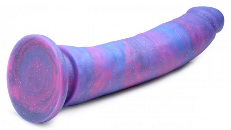 Magic Stick Silicone Dildo With Glitter - 24 Cm - UABDSM