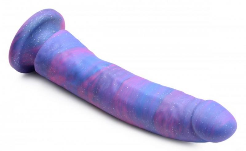 Magic Stick Silicone Dildo With Glitter - 24 Cm - UABDSM