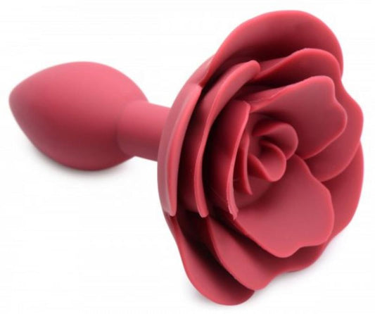 Booty Bloom Silicone Anal Plug With Rose - UABDSM